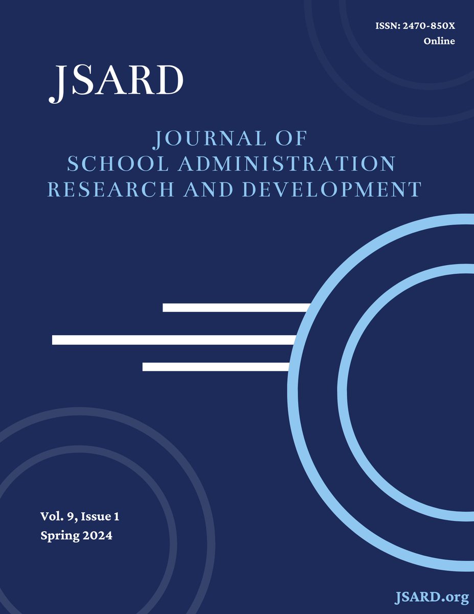 📢 HOT OFF THE (electronic) PRESS! 📢 We are pleased to present JSARD's 2024 Spring Issue: Volume 9, Issue 1. 🔗ojed.org/index.php/JSAR…