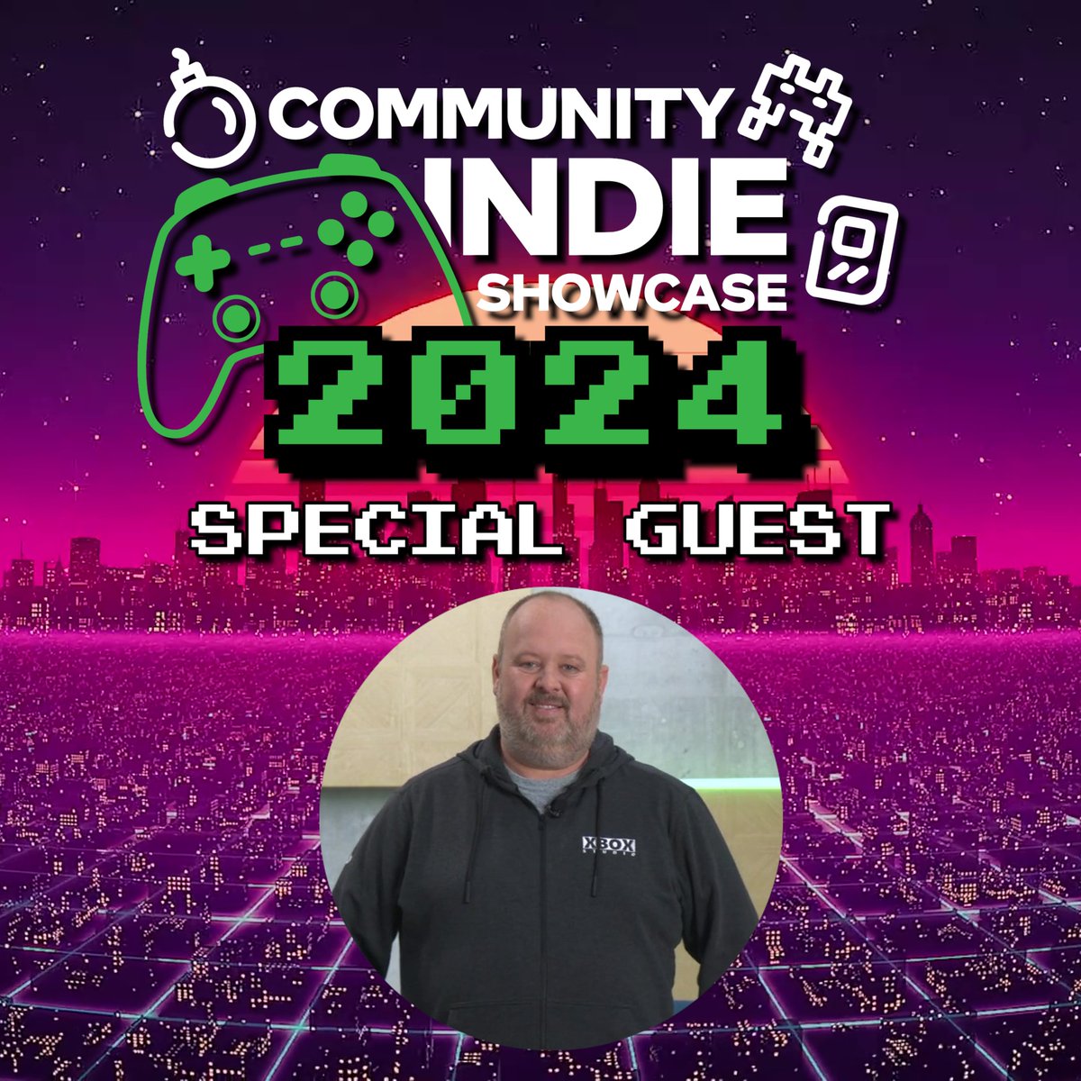 Last But Most Certainly Not Least - Returning Special Guest - VP | @Xbox Games Marketing at @Microsoft - Board Member of @GamersOutreach & @SpecialEffect VP - @aarongreenberg

#CommunityIndieShowcase2024
#CommunityIndieShowcase #CIS2024