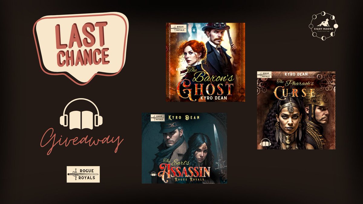 Don't leave it up to fate, get as many entries into the #RogueRoyals Audiobook Series Giveaway as you can! It's not too late! kingsumo.com/g/pxusu9/rogue…
 #EarlsAssassin  @Kyro_Dean