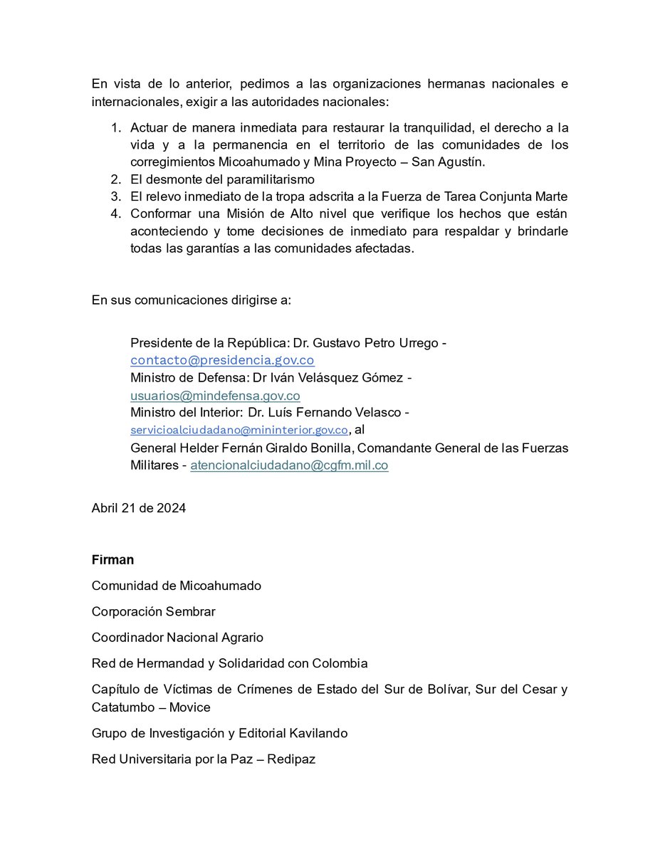 Corporación Sembrar tweet media
