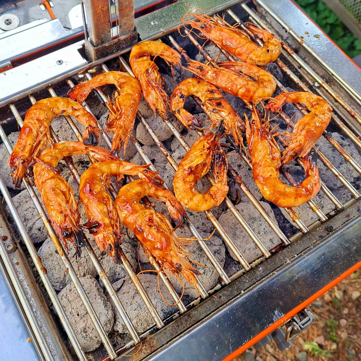 Surf n turf coming off the grill..sweet