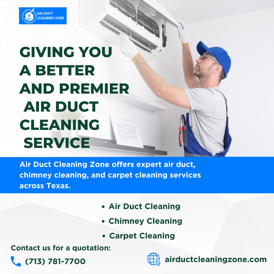 Breathe easy with Premier Air Duct Cleaning in Texas, USA! 🌬️ Say goodbye to dust and allergens with their top-notch service. Keep your home's air quality pristine and your family healthy. Trust the experts for cleaner air! #AirDuctCleaning #TexasUSA