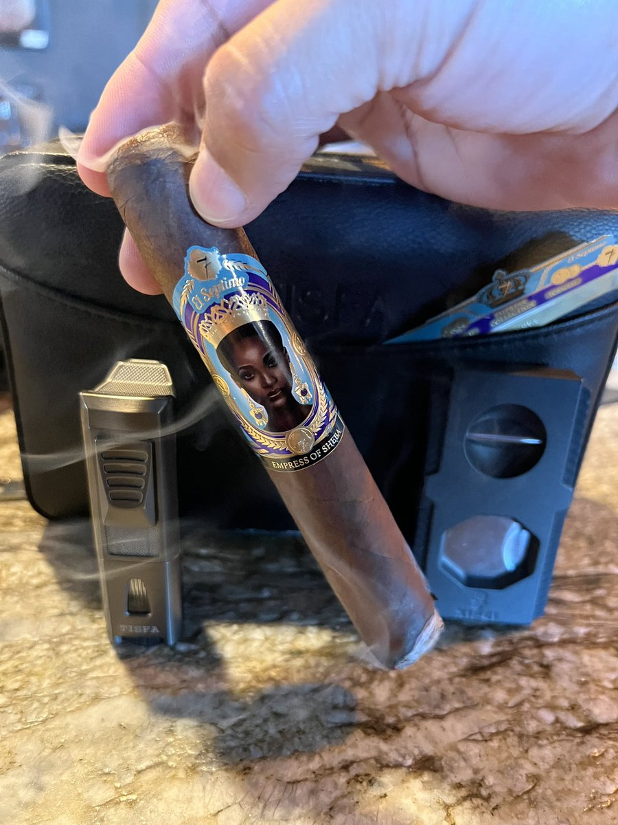 Nice afternoon, so I’m getting it started with El Septimo Empress Of Sheba. @ElSeptimoCigars @xifeicigartools #ElSeptimoCigars #ElSeptimoEmpressOfSheba #XifeiCigarTools #CigarLifestyle #CigarCulture #CigarSociety #CigarOfTheDay #SmokeClassy #BOTL #SOTL #CigarEnvy #PSSITA #Cigars