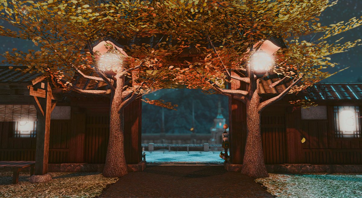Just wanted to admire the entryway to my home.
'The last shrine in Ishgard' 
Made for Anaya's Daughter, Aka.