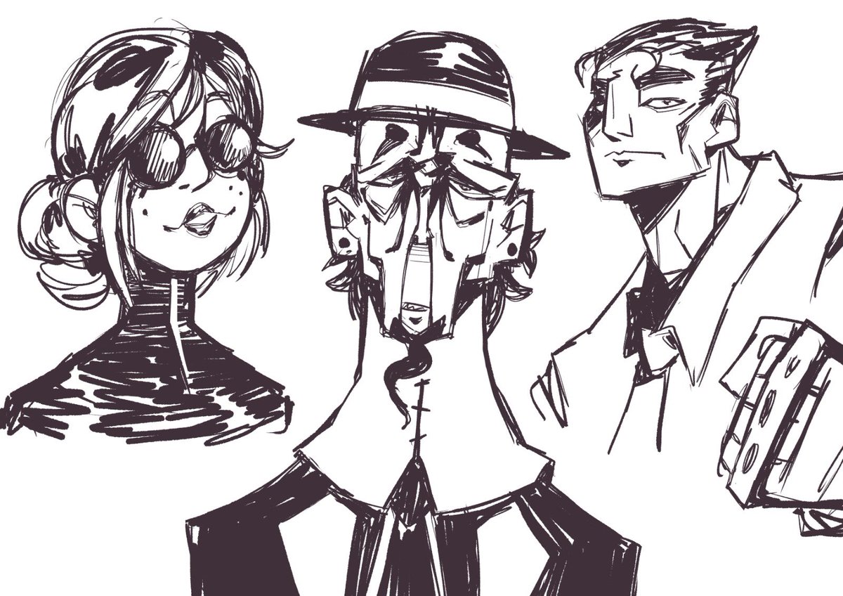 Today sketch was gangsters