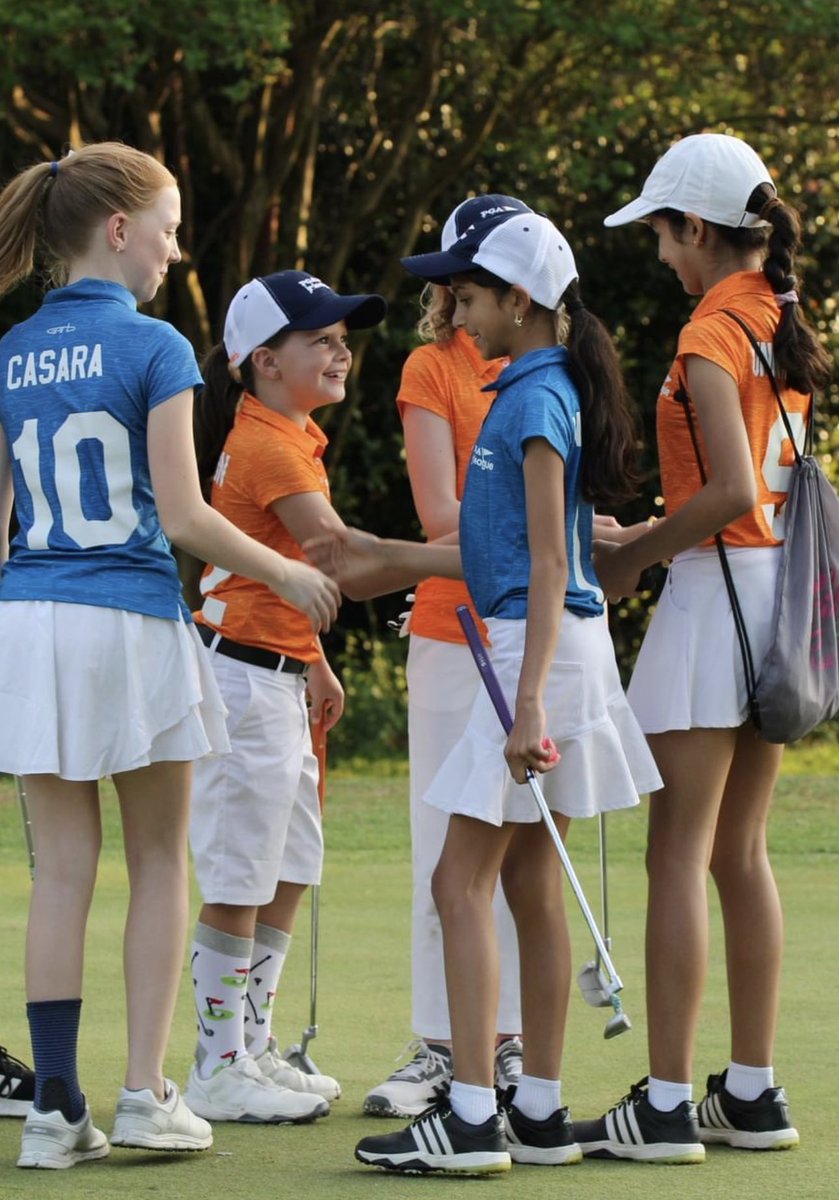 Our little lady was back on the course with @PGAJrLeague 🦅 💙