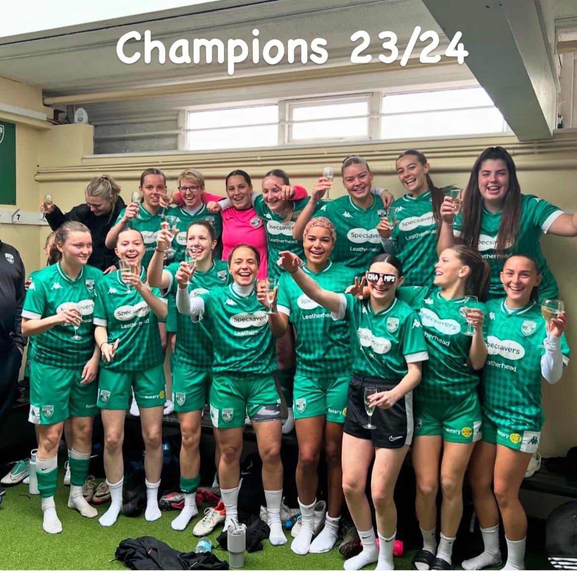 Congratulations to @leatherheadwfc who were today crowned champions 👏👏👏👏