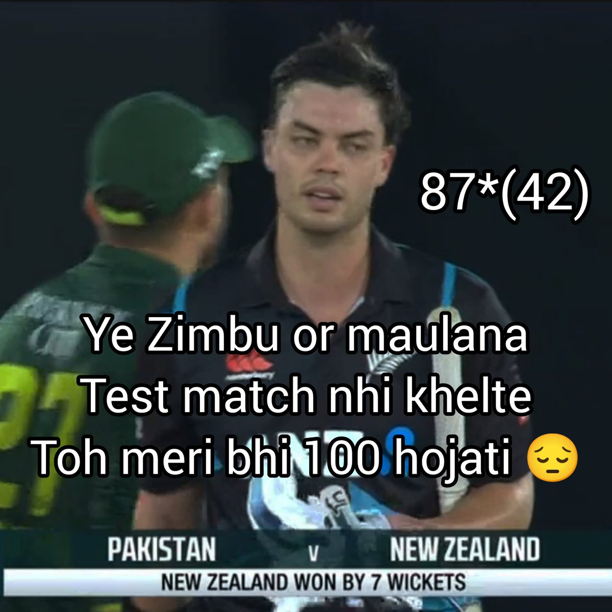 Chapman missed his well deserved century because of Babar Azam and Rizwan 💔

#PAKvNZ #PAKvsNZ