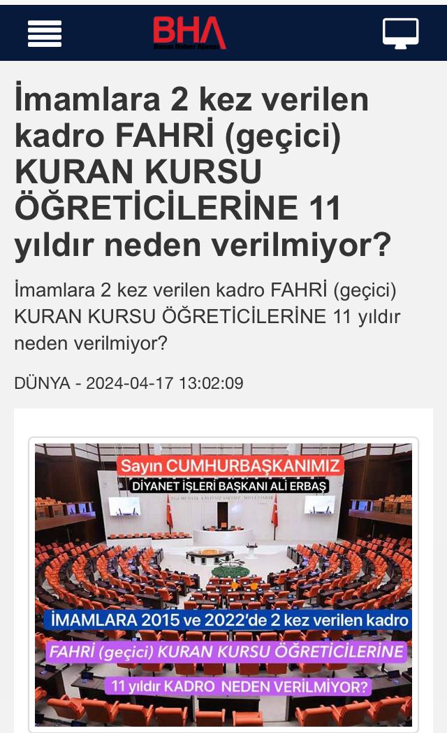 Beklemekten yorulduk.
Sesimize kulak tıkanıyor her zaman.
Şimdi #Fahri Hocalarımızın seslerine ses verme vakti

FAHRİLER REİSTEN HABER BEKLER 

#RecepTayyipErdoğan
#AliErbaş

<a href="/RTErdogan/">Recep Tayyip Erdoğan</a> <a href="/dbdevletbahceli/">Devlet Bahçeli</a> <a href="/erkanakcay45/">Erkan Akçay</a> <a href="/seferaycan/">Prof. Dr. Sefer Aycan</a> <a href="/mehmetsaityaz/">Mehmet Sait YAZ</a>  <a href="/murat_kurum/">Murat KURUM</a> <a href="/MahinurOzdemir/">Mahinur Özdemir Göktaş</a>