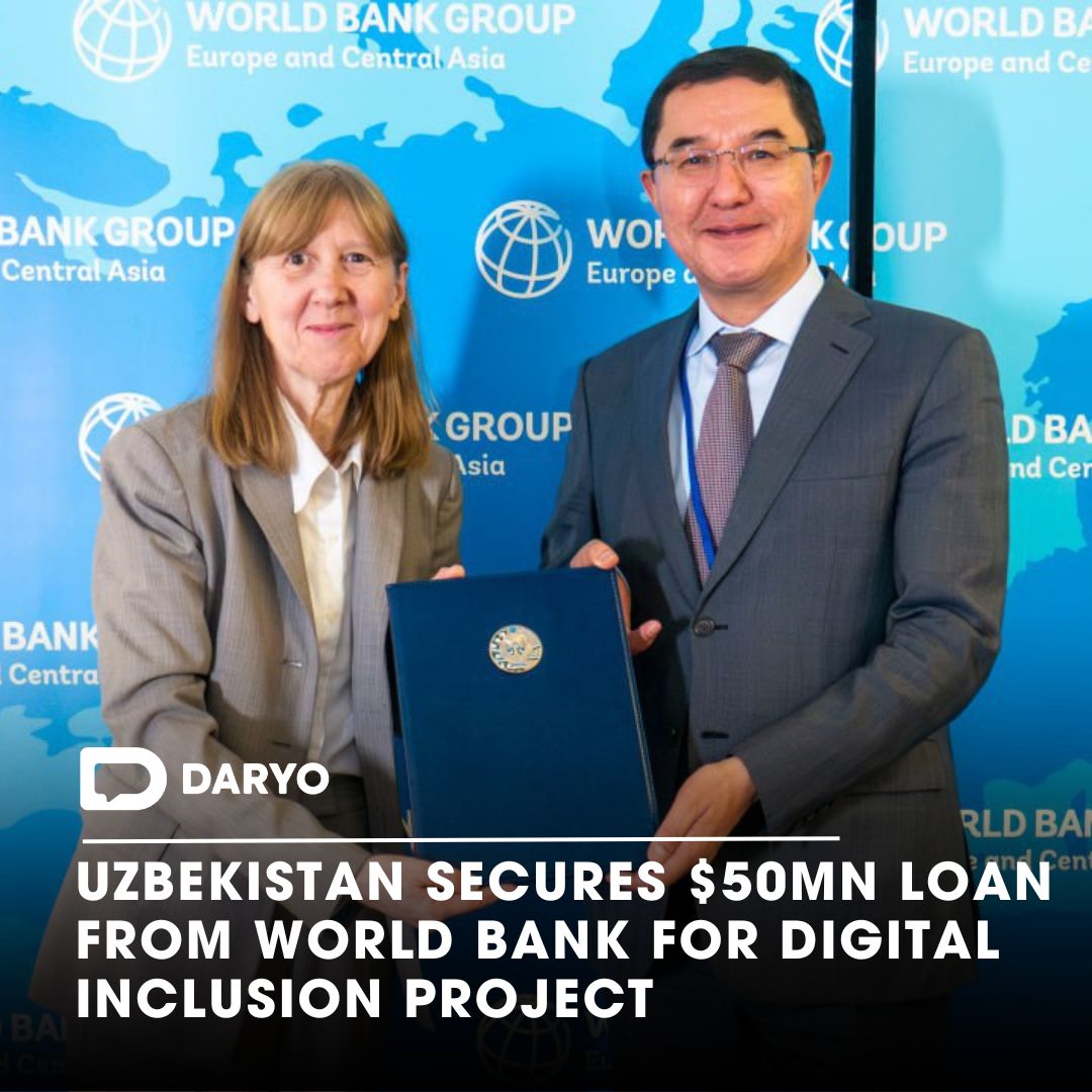 #Uzbekistan secures $50mn loan from @WorldBank for #DigitalInclusion project

🇺🇿💵

Key components of the Digital Inclusion #initiative include comprehensive #training programs targeted at residents of #rural and remote areas under the age of 30

👉Details —…