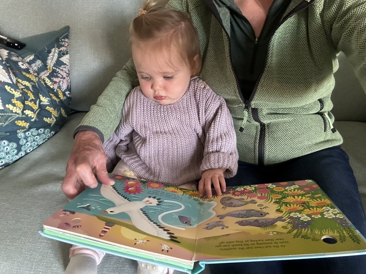 It is inconceivable to me how some children start school having yet to discover the joy of books. At 14 months old, Ella will already take a book, turn the pages, press the sound button and look at the pictures. The joy of books is so easy to start ❤️😁 #WildlifeGran