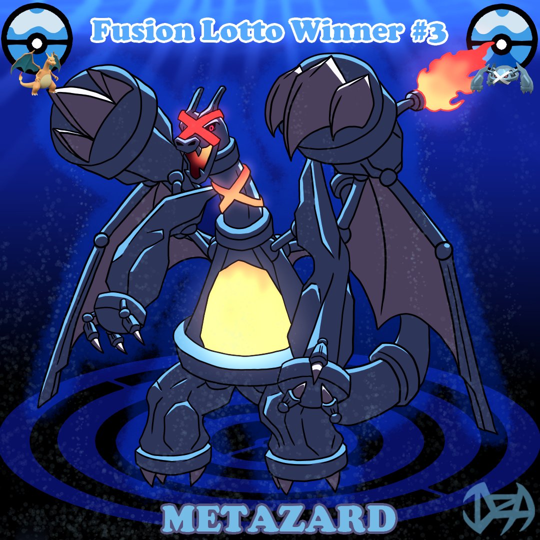 Here is the 3rd winner of the Fusion February 2024 Lottery!

#FusionFebruary #FusionFebruary2024 #FusionFebruaryLottery #digitalart #digitaldrawing #pokemon #pokemonfusion #pokefusion #charizard #metagross