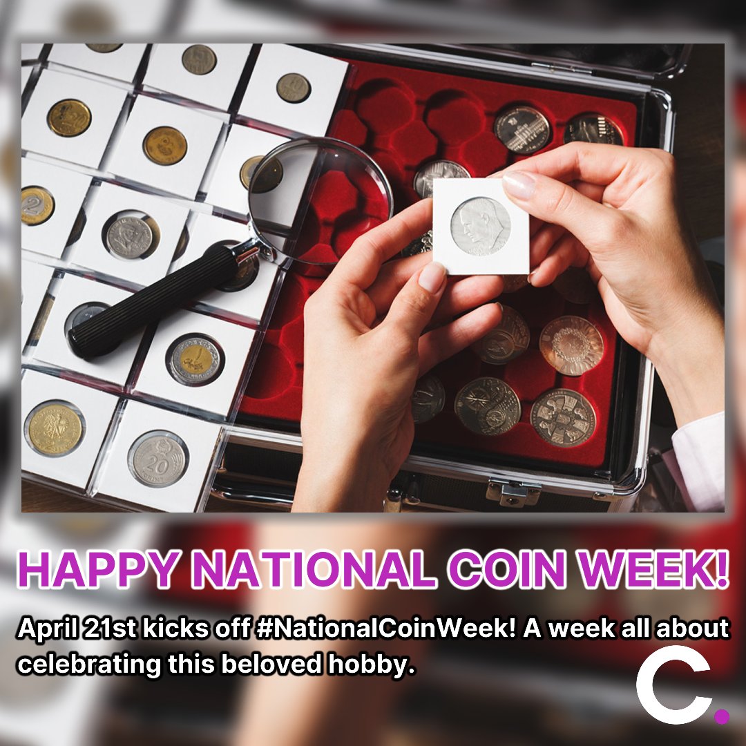 Collectibles's tweet image. Happy #NationalCoinWeek ! Today kicks off a week long celebration of the joy of coin collecting!

What are some of your favorite coins to collect?

#Coins #coincollecting #Collectibles #CollectingTogether #Hobby #hobbies