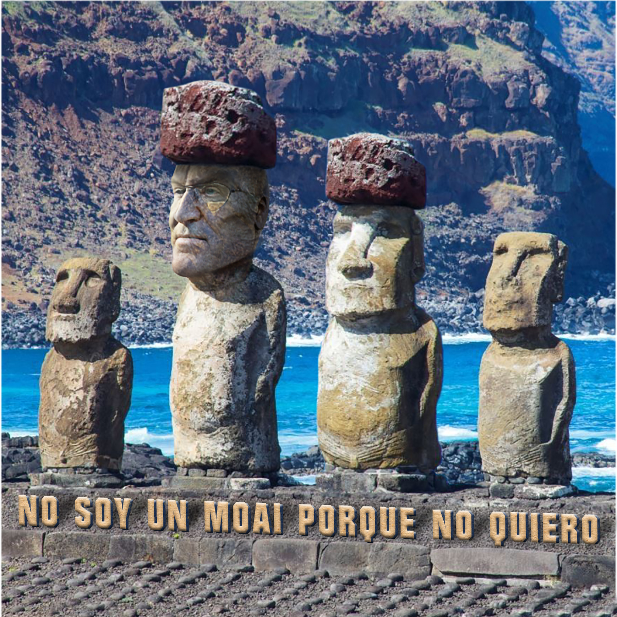 Feijóo: No soy un Moai porque no quiero 🤩