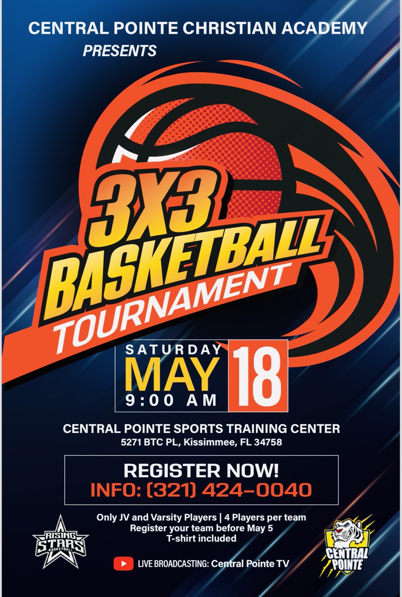 Register your team! #3x3Basketball