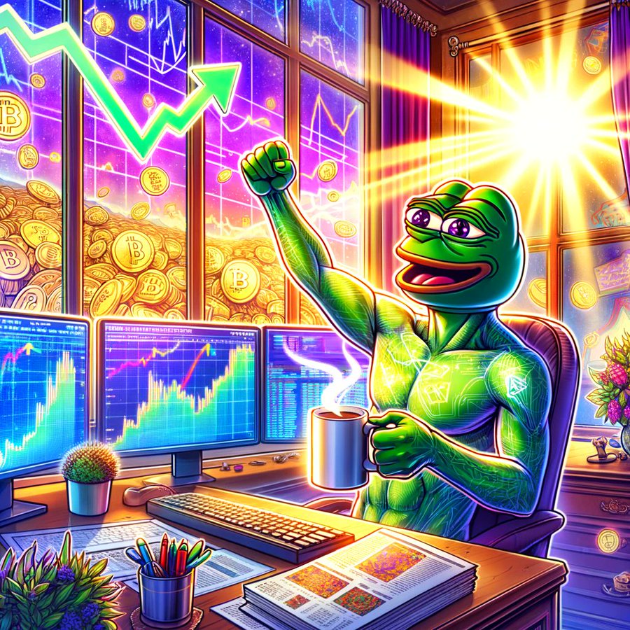 🐸🌟 Wishing everyone a fantastic weekend filled with good vibes and positive energy! Don't forget to add a sprinkle of #PepeDollarCoin to your weekend plans! 💸✨ #PepeDollarCoin #WeekendVibes #CryptoInvestment #SolanaMemeCoins #Pdc #MemeCoinSeason2024