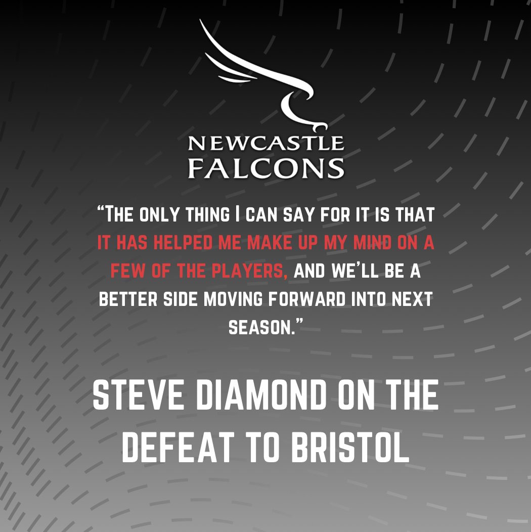 🦅 It's safe to say Steve Diamond isn't happy with today's result. When he joined the club Diamond said all the players were going to be given a chance to prove themselves. After a 71 point loss, the squad trimming is set to begin.