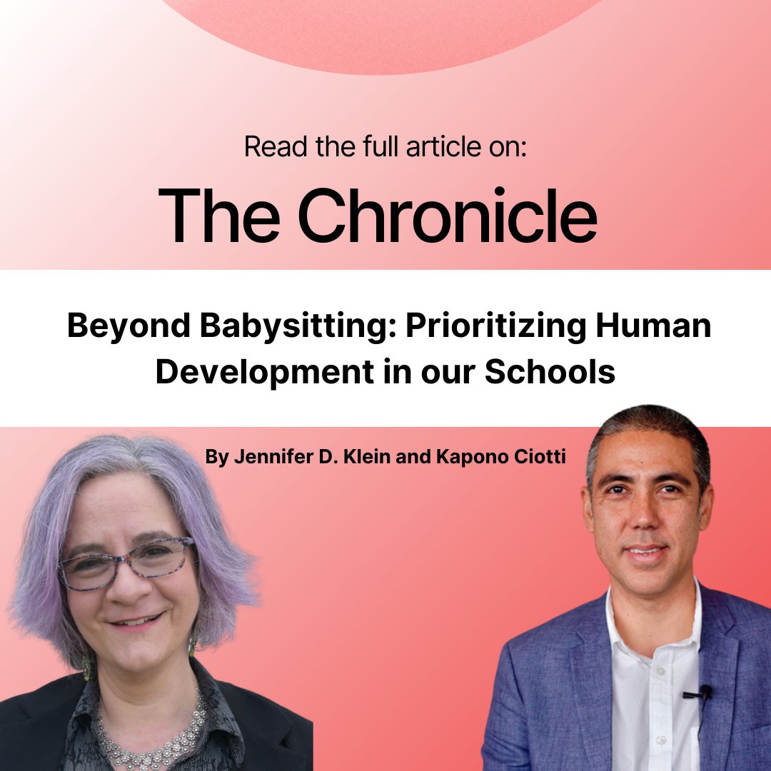 “Schools can reaffirm, calcify, and perpetuate systems that undermine the viability of our democratic society, creating further inequities......' Read through the full article bit.ly/3xNnPVy #education #humandevelopment