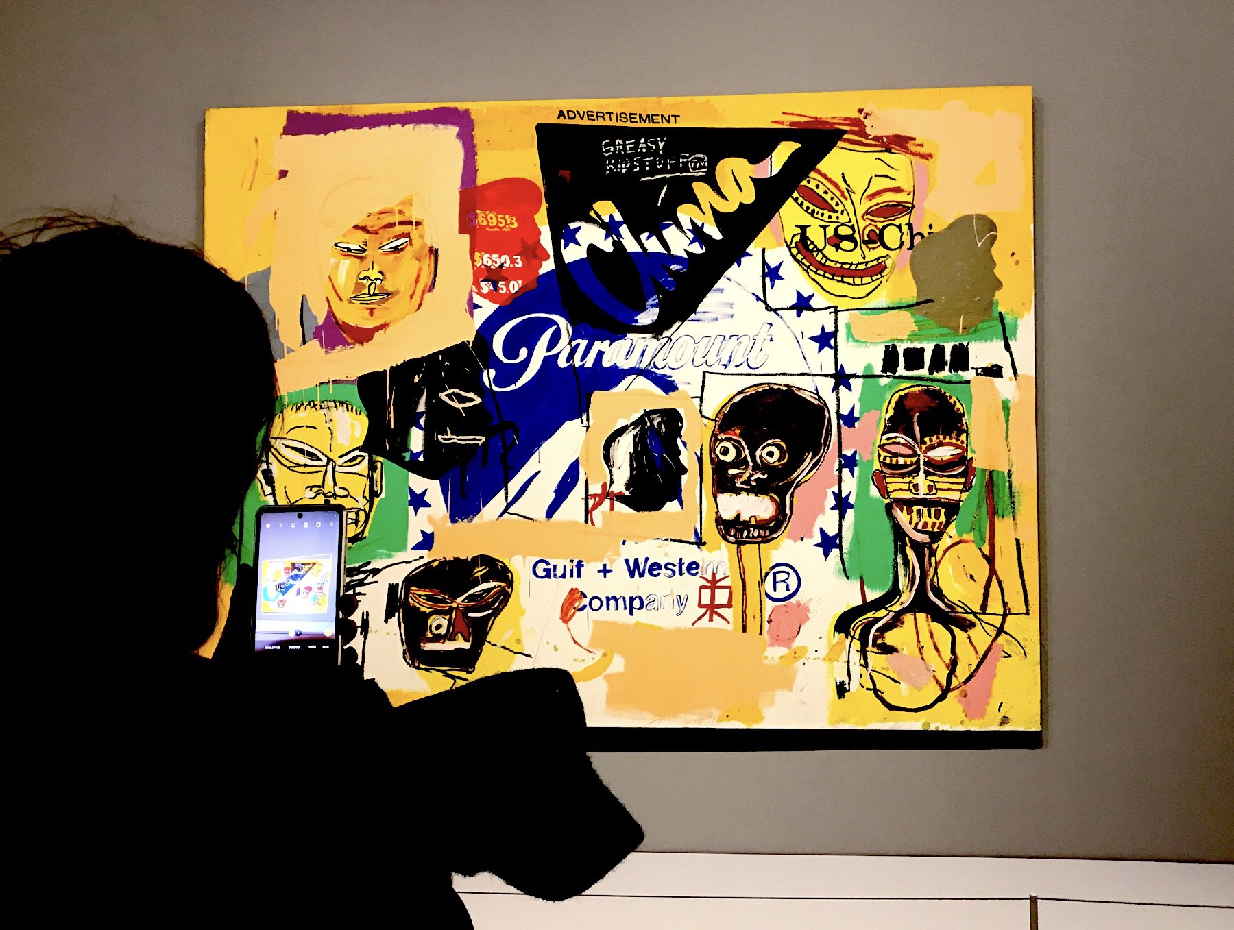 Andy Warhol x Jean-Michel Basquiat #3 1000% Bearbrick by
