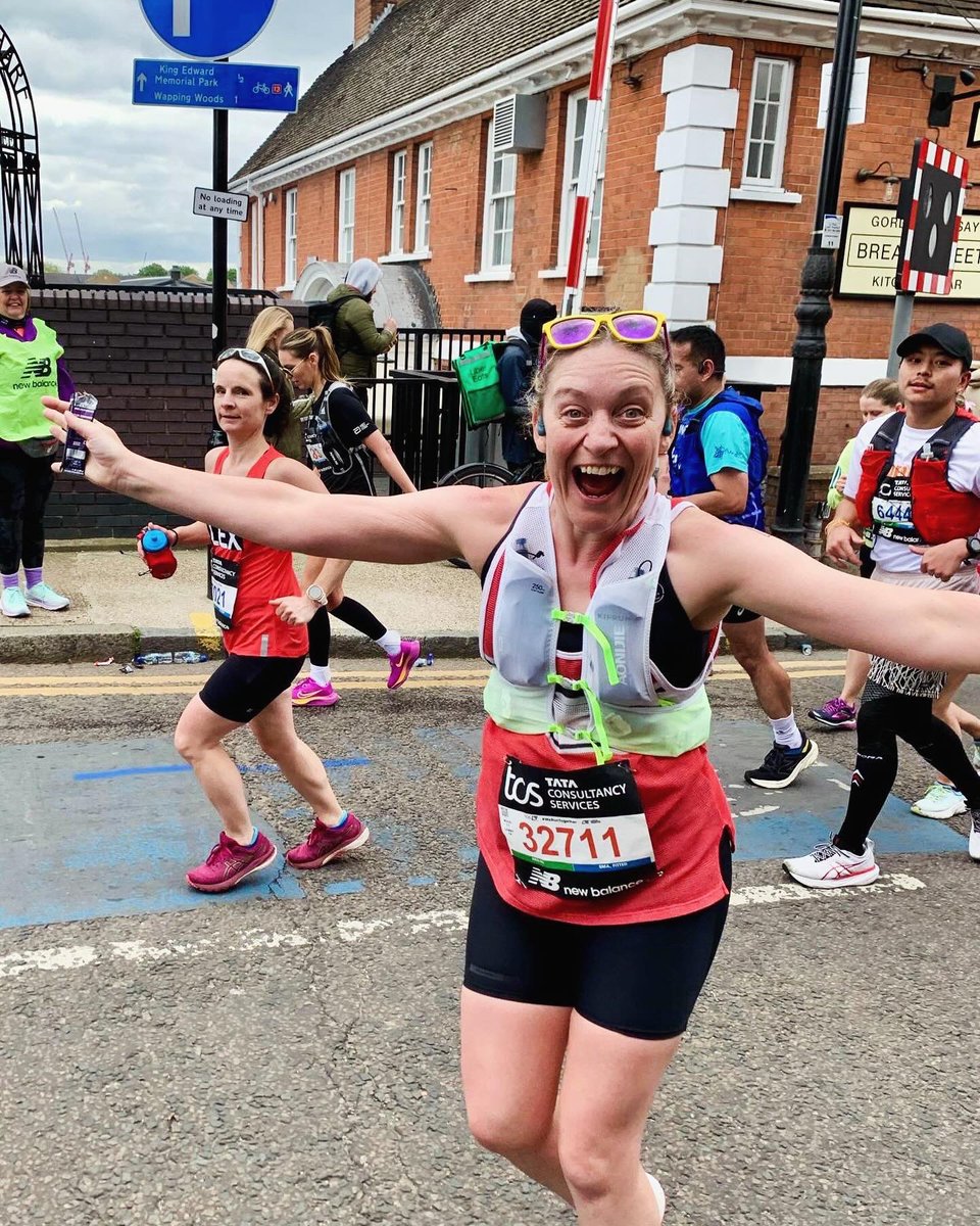 Well that was ace. Such a joyous, incredible experience. I absolutely loved #LondonMarathon. My face hurts from smiling. I smashed my time goal, but most importantly finished & met my fundraising target for @StRichardsHosp. And I couldn’t have done any of it without @Gus_Baldwin