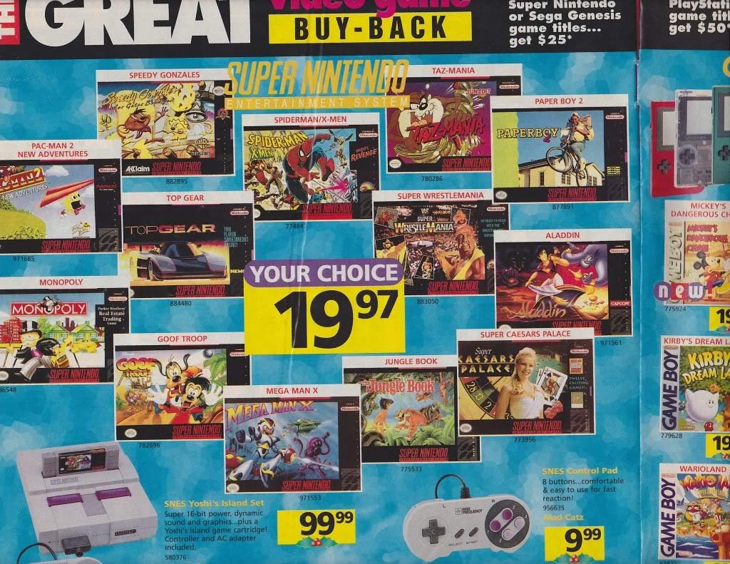 Toys 'R' Us video game ads (1997)