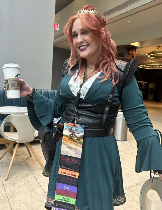 So @crankyohkelley looks AMAZING today as a green sister. The hottest Aes Sedai in the White Tower hands<a class="tags" target="_blank" title="On Twitter" href="/?out=eyJ0eXAiOiJKV1QiLCJhbGciOiJIUzUxMiJ9.eyJpYXQiOjE3MjEzNjEyMTksImlzcyI6InR3cG9ybnN0YXJzLmNvbSIsIm5iZiI6MTcyMTM2MTIxOSwiZXhwIjoxNzUyODk3MjE5LCJyZWRpcmVjdF91cmwiOiJodHRwczovL3R3aXR0ZXIuY29tL2NyYW5reW9oa2VsbGV5In0.jteKL91he3dVPt2Zb1xDZdnbsprG3KcO4lhdpYKnlr1C5JfLo_k539QOWGqySQnnAPOPz8IbmieI3yuSaSFN5Q">@crankyohkelley</a><a href="/tag/jordancon"class="tags"><span>#jordancon</span></a><a href="/tag/jordancon2024"class="tags"><span>#jordancon2024</span></a>