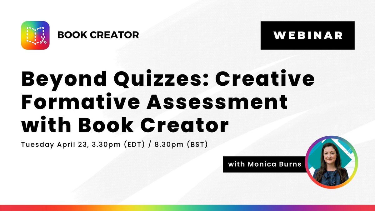 Transform the way you check for understanding! In this webinar with @ClassTechTips, you'll discover how to seamlessly integrate #FormativeAssessment strategies into your teaching with a creative spin. Tuesday April 23, 3.30pm (ET) / 8.30pm (BST) Register: hubs.la/Q02tlq760