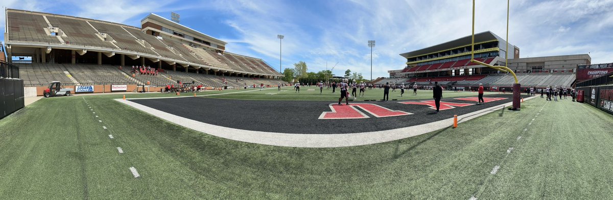 WKU Spring game was exciting🔥 fun to watch the QB >WR highlights….high level football and excellent facilities