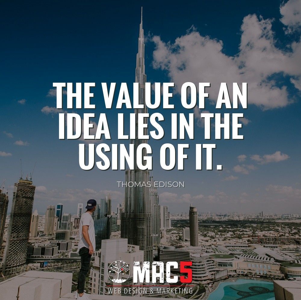 The value of an idea lies in the using of it.  
#businessquotes #inspiration #business 🍁