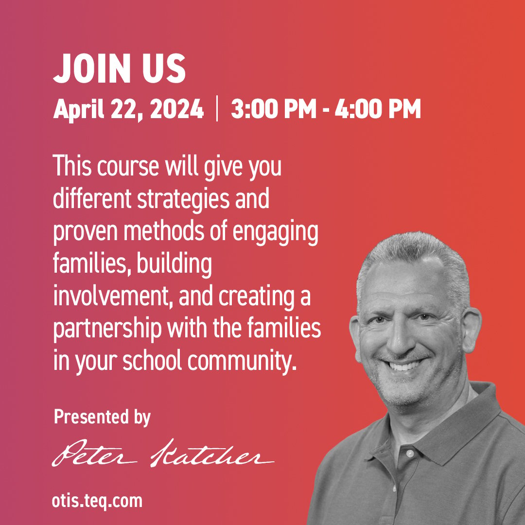 Join us for the next session of our Leadership Micro-credential on 4/22 at 3PM EDT, as Peter guides you through how to engage families and ultimately build a partnership with them to ensure student success! Sign up: hubs.ly/Q02tpdq70 #edtech #educatorPD #microcredential