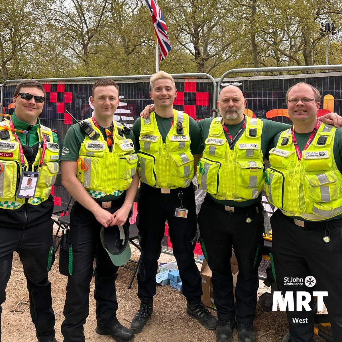It's London marathon day! Some of MRT West have been out on the finishing line helping runners get to their well deserved medals!