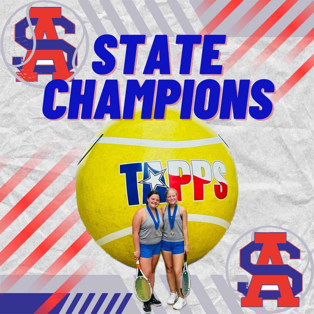 Congrats to Addy Dalley and Emersyn Cross for finishing State Champions in doubles!