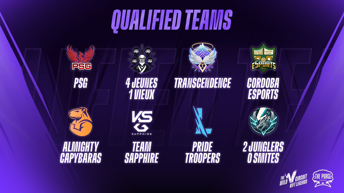 Edge-of-your-seat matches have these 8 teams advancing to the May 3rd Playoffs!✨

Who's up to join the challenge next week in #RiftLegends Qualifiers? Stay tuned! 🏆