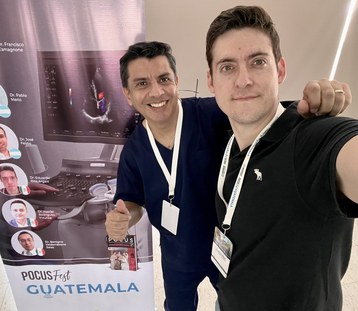 ArgaizR's tweet photo. Fantastic #POCUSFest Guatemala 🇬🇹!

Had fun teaching and learning with my friends @panchopocus and @pablommerlomd from @ASARUC1 https://t.co/RpIfxYmZxb