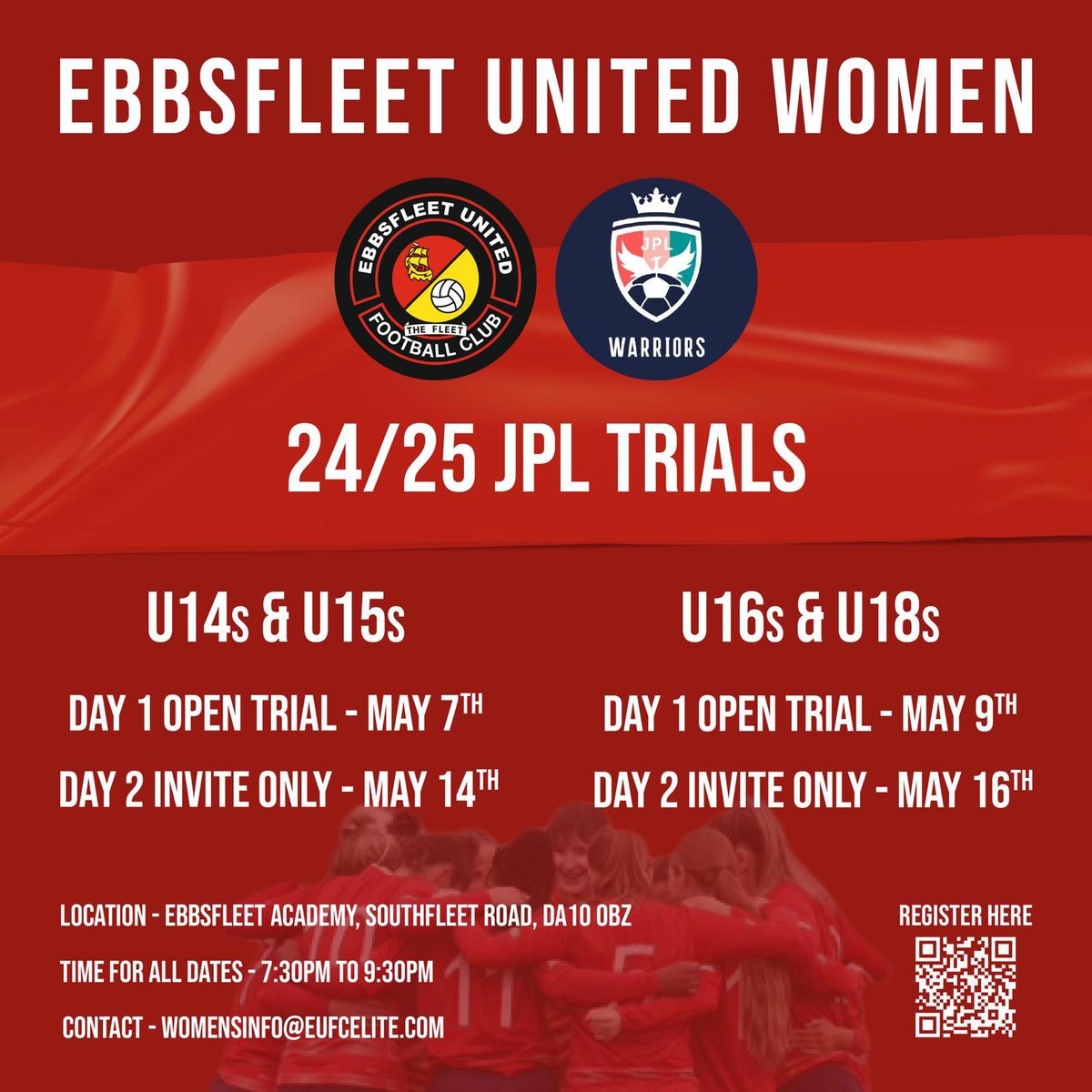 Ebbsfleet United Women - JPL Girls teams tweet media