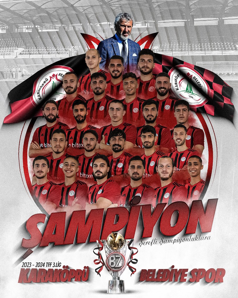 🏆🏆🏆 2023 - 2024 TFF 3.LİG ŞAMPİYONU KARAKÖPRÜ BELEDİYE SPOR 🏆🏆🏆