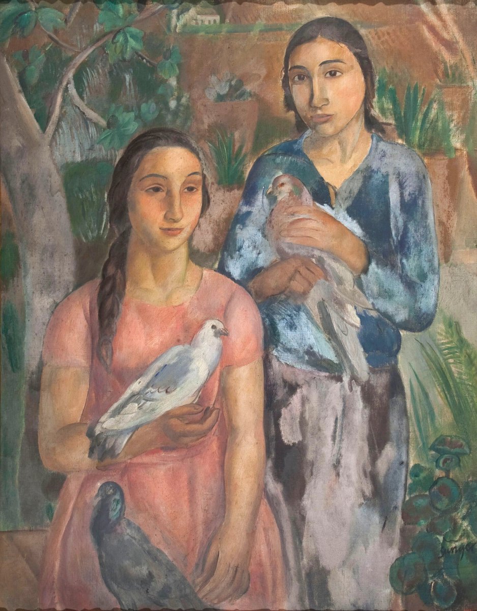 🐦
Noies i coloms - c. 1923 - Joaquim Sunyer - MNAC