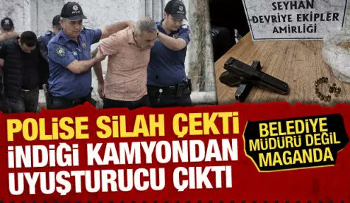 CHP'li Seyhan Belediyesinde Temizlik İşleri Müdürü Selahattin Şaş; çevirmeden kaçtı. Kovalamacada yakalandı. Polise silah çekti. Siz kimsiniz sizi g@berteceğim dedi. Polise tekme attı. Araçtan uyuşturucu çıktı. Tutuklandı. Şimdi Rolexs'i gözünüze sokun...