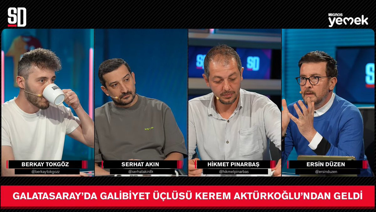 SportsDigitale's tweet photo. Ersin Düzen: Demek ki yatmadan, oyunu çirkinleştirmeden de bir maçı oynayabiliyorsun. Bugün rakip Fenerbahçe olsaydı, hala maçın bitmesini bekliyorduk. 29 tane faul yapmıştı Pendikspor. Bugün ise 8 tane faul yapmış. Ne yerde yatan var, ne kıvranan var. Olması gereken bu. Galatasaray'a karşı böyle oynuyorsan, Fenerbahçe'ye karşı da böyle oynayabilirmişsin demek ki.