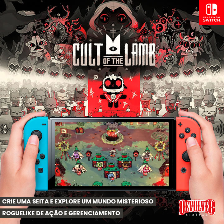 danielreen's tweet photo. #SORTEIO🎉 #GIVEAWAY
Cult of the Lamb é um dos grandes sucessos da @devolverdigital para o Switch e vou liberar uma chave pra vocês. Pra participar:

- Me segue aí
- 💙Curtir o post +🔄 RT sem comentar
- Responda esse tweet com foto/gif de um bicho fofinho. Resultado em 23/04! https://t.co/OIeT6HMVVs