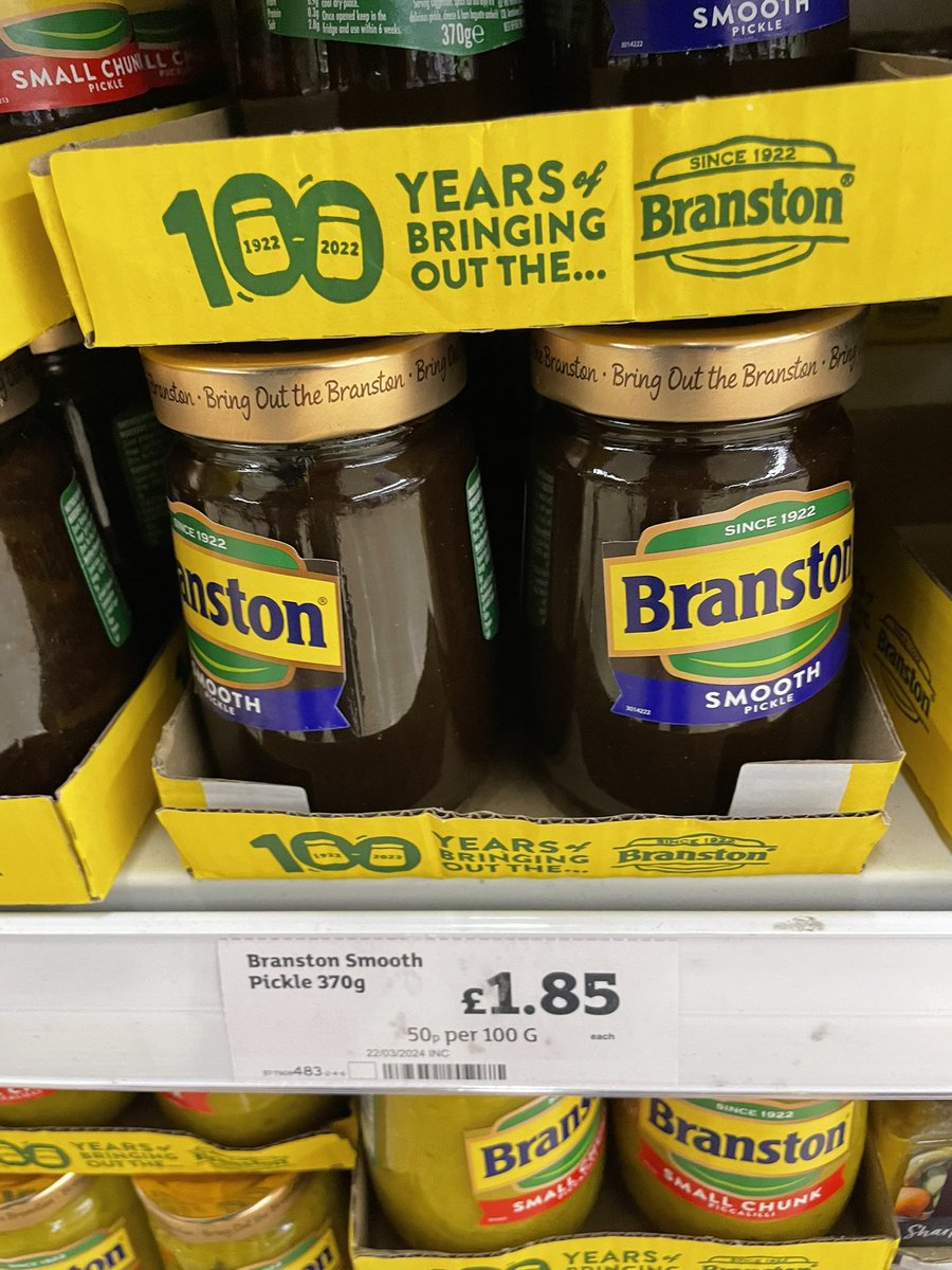 I kept my peace when they brought out small chunk Branston pickle: after all, people may have babies in the house. However some things were simply not meant to be.