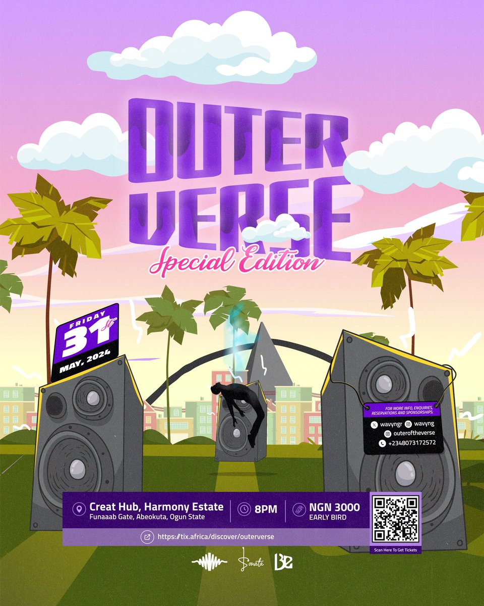 wavyvrse's tweet photo. You asked for it and we are bringing you a different experience outside your verse!

EP. 1 locked in the Rock City.
You don’t want to miss a taste of the #OUTERVERSE cos it’s gonna be a proper movie!

Scan the barcode or click link on bio to get your early bird ticket ASAP. https://t.co/poEb3fa4Hx