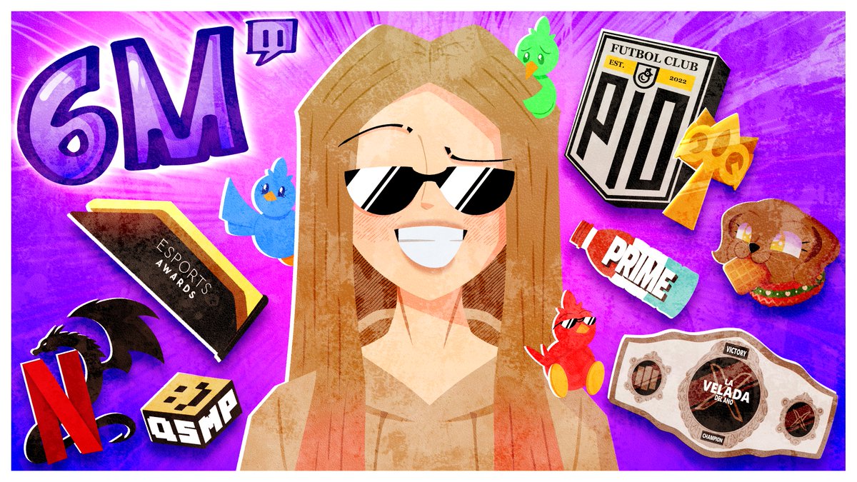 Felicidades <a href="/samyriveratv/">rivers</a>  por los 6M en twitch, Info Rivers quiere decirte lo orgullos@s que estamos de ti, de todos tus logros y de cada hito que has tenido en tu carrera de streamer, te queremos mucho y aquí estaremos todo el tiempo que tú lo desees.

#6MillonesDePollitos💜