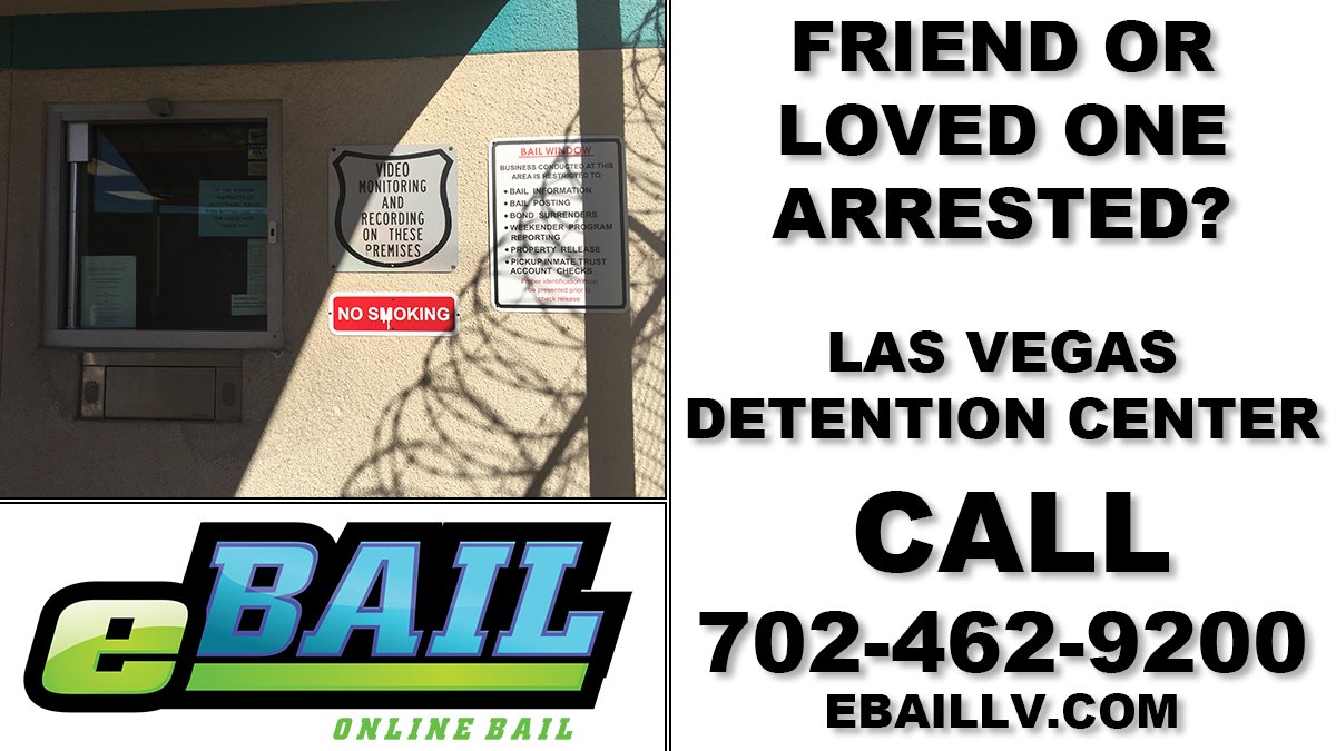 Need Bail Bonds for the Las Vegas Detention Center?
702-462-9200
ebaillv.com

#eBAIL #lasvegas #vegas #nevada #lasvegasstrip #vegasbaby #sincity #vegasbound #vegaslife #vegaspromoter #vegasstrip #vegasborn #vegasstrong #unlv #ufc #goldenknights #lasvegasraiders