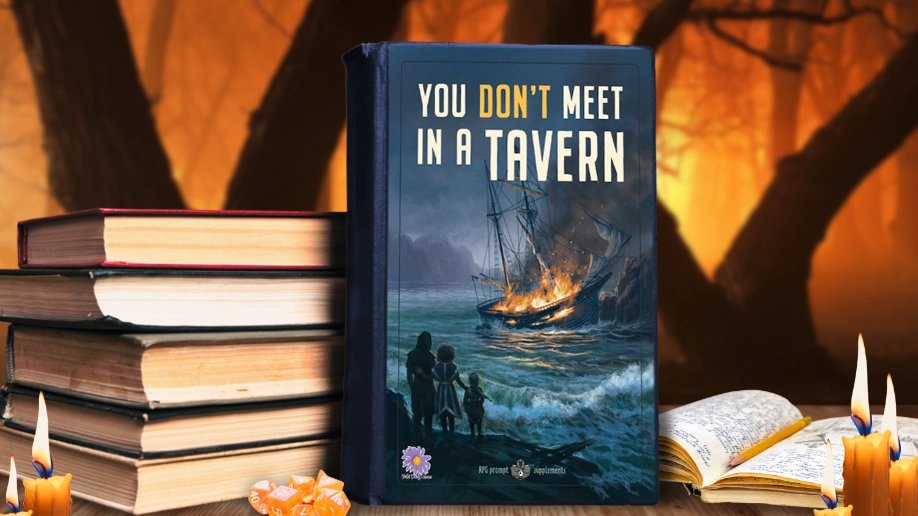 New TTRPG beginnings are always hard. Let’s fix it #boardgameodtheday

107/365: You Don’t Meet In a Tavern by @VioletDGames

More than 70 ways to begin your campaign in just 1 book! Because having an inspiring introduction to the world is half the campaign.

#togetherwesail