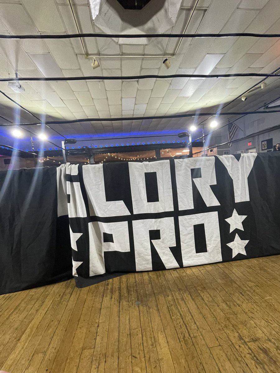 Show three of the weekend!!!! @WeAreGloryPro time!!!
