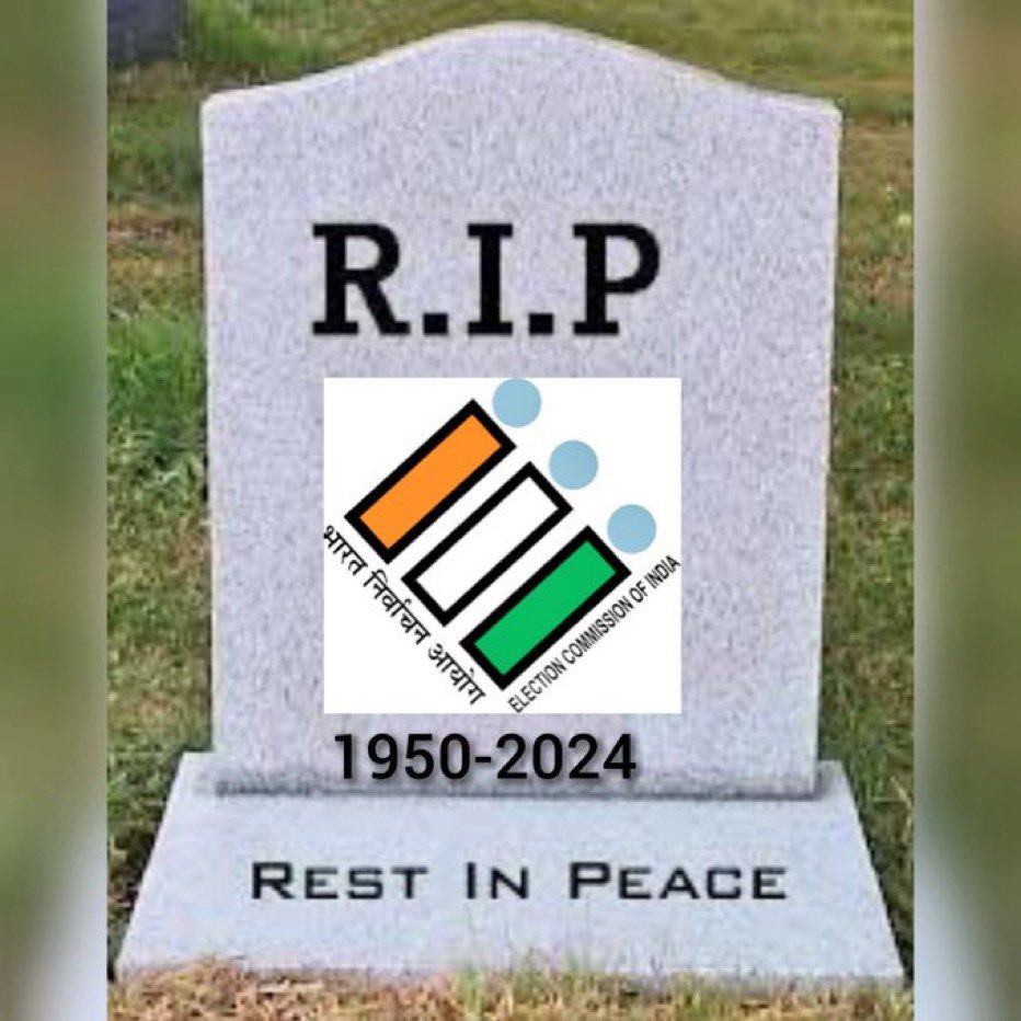 #RIP_ECI 🥲

 @ECISVEEP