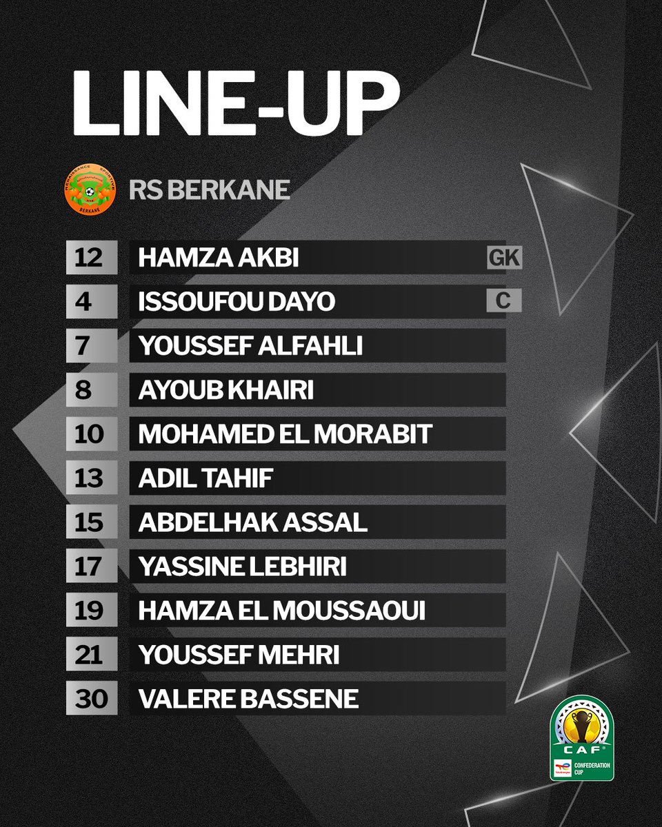 CAFCLCC's tweet photo. 📋 #USMARSB teams named. 

#TotalEnergiesCAFCC https://t.co/C4L5V3kD4a