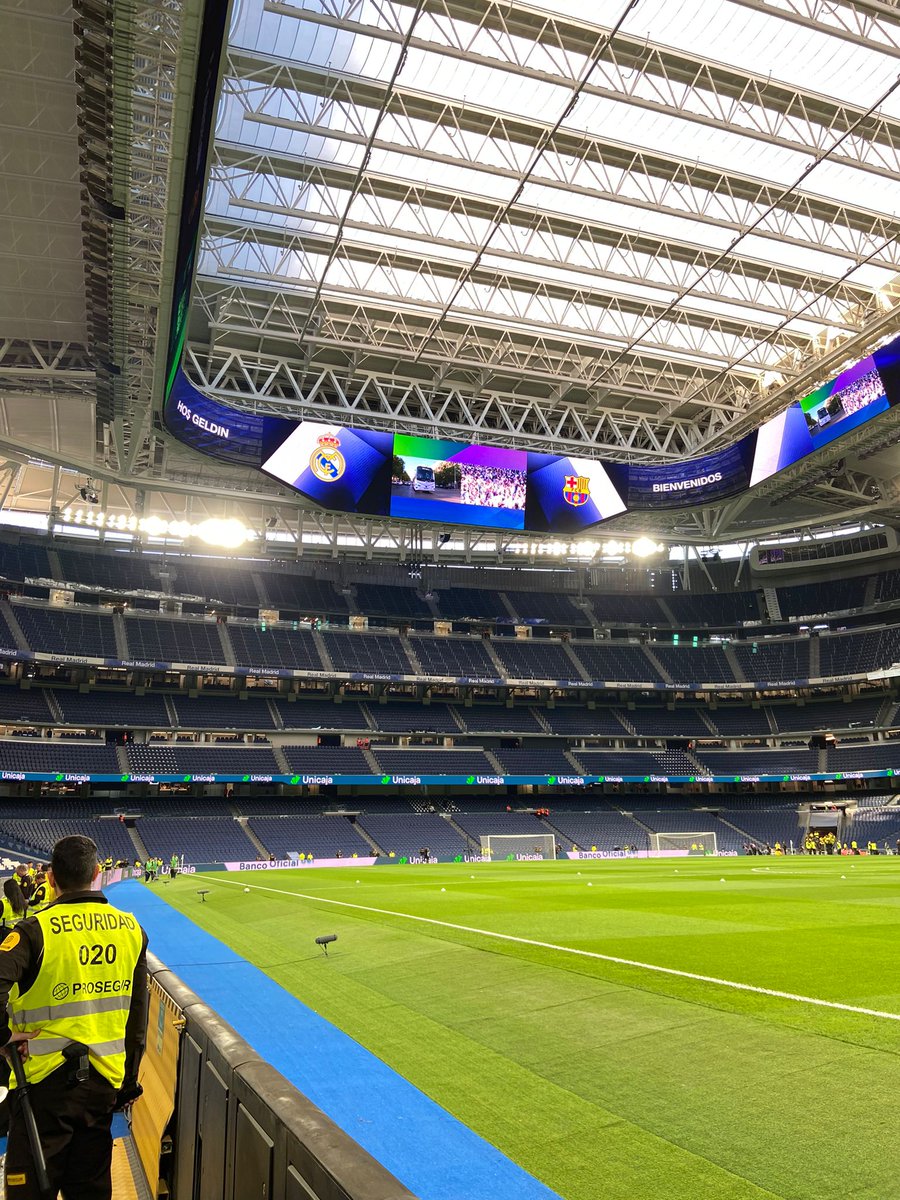 Espectacular. El Santiago Bernabéu del siglo XXI. Impresionante.