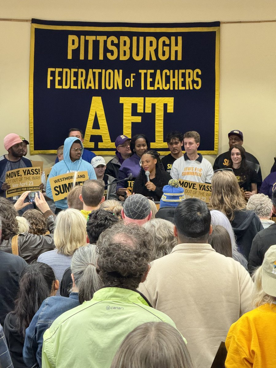 “There is no room for people who would use our communities against each other for their own political ambitions,” Summer Lee says at a rally ahead of Tuesday’s #PA12 primary.